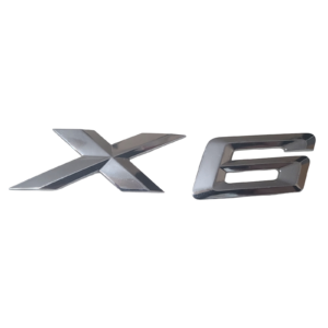 Genuine 2015-2019 BMW X6 Nameplate, Chrome (51-14-7-318-697)
