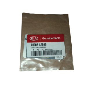 Genuine 2014-2016 Kia Forte5, Forte Koup Tire Info Label (05203-A7510)