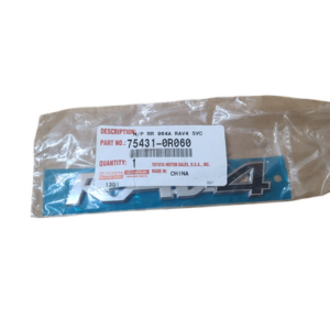 Genuine 2001-2018 Toyota RAV4 Rear Back Door Emblem Badge (75431-0R060)